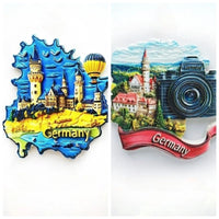 German Neuschwanstein Castle Fridge Magnet 3D Bavaria Travel Souvenir Fairytale Home Decor Unique Europe Gift with Strong Magnet