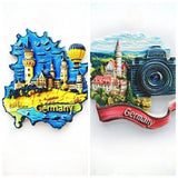 German Neuschwanstein Castle Fridge Magnet 3D Bavaria Travel Souvenir Fairytale Home Decor Unique Europe Gift with Strong Magnet