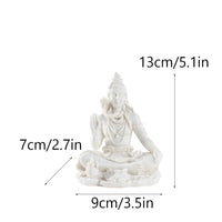 Sandstone Shiva Statue Yoga Figurine Zen Meditation Buddha Decor India Religion Feng Shui Craft  Home Decoration Accessories