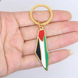 New fashion stainless steel mirror Israel dripping oil pendant Keychain men's and women's bags Car Israel pendant accessories sm