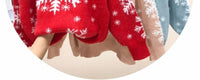 Casual Loose Christmas Sweater 2025 New Style Women's Red Printed Knitwear Pullover