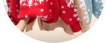 Casual Loose Christmas Sweater 2025 New Style Women's Red Printed Knitwear Pullover