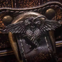 Retro Gothic Mysterious Demon Angel Wings Pendant Necklace Men's Punk Hip Hop Trendy Cool Jewelry Boy Gift