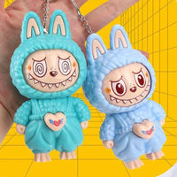 Face Changing Keychain Fun Backbag Ornament Hanging Decoration Kawai Surprise Gifts Creative Cartoon Anime Car Keyring Decor