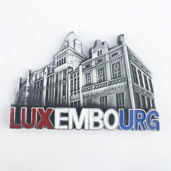 World Famous Resorts Fridge Magnets Luxembourg Poland United States Metal Mangetic Stickers Home Decoration Birthday Gifts