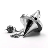 Ya.x Spinning Top Design Reiki Pendulum for Divination,Chakra Testing & Spiritual Energy Brass  Metal Pendulum