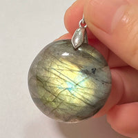 Pendant Natural Stone Irregular Shape Blue Purple Labradorite Pendant for Women Men Jewelry 1Pcs