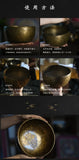 Nepal Handmade Singing Bowl Buddha Sound Bowls Brass Chime Large Tibetan Bowl Set Yoga Meditation Sound Therapy Ornaments Gifts