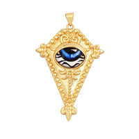 Newest Classic Amulet Turkish Blue Evil Eye Charm Pendant,18K Gold Cubic Zirconia CZ Paved,Jewelry Necklace Bracelet Supply L30