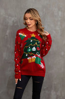 2025New Sweater Christmas Gift Sweater European and American Autumn and Winter Lazy Style Pullover Knitted Sweater