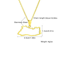 The new stainless steel glossy openwork Salvadoran pendant necklace is a bestseller for men and women on Amazon