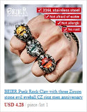 BEIER Stainless Steel Punk Style Simple Octopus Pendant Pendant fashion Chain Necklace men/women Jewelry BP8-1004