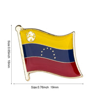 Flag Pins Country Flag Badge Flag Brooch National Flag Lapel Pin International Travel Pins Collections