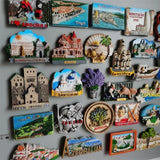 Fridge magnets Andorra Croatia Finland Italy Dresden Prague Norway Santorini France Denmark Ibiza Spain Jerusalem Austria Dublin