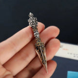 Vintage Vajvakilaka Pendant Necklace For Men Women Jewelry Trendy Gold Silver Collision Amulet Necklace Male Gift