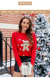Christmas Knitted Pullover Sweater For Women 2025 Autumn And Winter New Fashion Casual Loose Sweater Womens Clothing