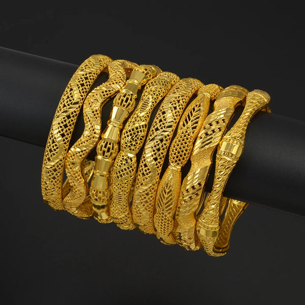 Anniyo 1Piece Alloy Bracelets for Women Ethiopian Bangles Jewelry African Arab Birthday Party #203016