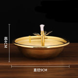 Buddha Hall Oil Lamp for Buddha Ornaments Household Butter Lamp Holder Sesame Oil Edible Oil Long Bright Lamps Buddhist Supplies