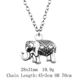 Birthday Gifts Necklace 45Cm Or 70Cm Long Chain Elephant Neck Decoration Choker Neck
