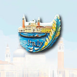 Italian Bay Fridge Magnet - 3D Coastal Travel Souvenir Mediterranean Seascape Decor Unique Europe Gift with Strong Magnet
