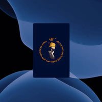 Sikh Khanda Sikhism Stickers Cartoon Credit Card Visa Debit Bank Charge Card Bus Metro Waterproof Sticker Decal Decoration