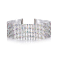 TOP Quality Cool Shiny Rhinestone Bundle Neck Popular Element Collar Necklace Punk Hip Hop Women's Choker Gift Korean Jewelry