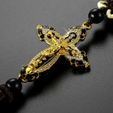 New Car Pendant Metal Diamond Cross Jesus Christian Religious Car Rearview Mirror Ornaments Hanging Auto Car Styling Accessories