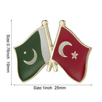 Pakistan Flag Badge Brooch Natinal Lapel Pins Flag Lapel Pins Country Flag Badge