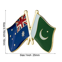 Pakistan Flag Badge Brooch Natinal Lapel Pins Flag Lapel Pins Country Flag Badge