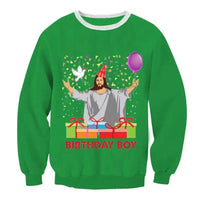 New Unisex Men Women 2026 Ugly Christmas Sweater For Holidays Santa Elf Christmas Printed Novelty Autumn Winter Blouses Clothing