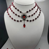 Victorian necklace beaded 2023 woman Romantic
