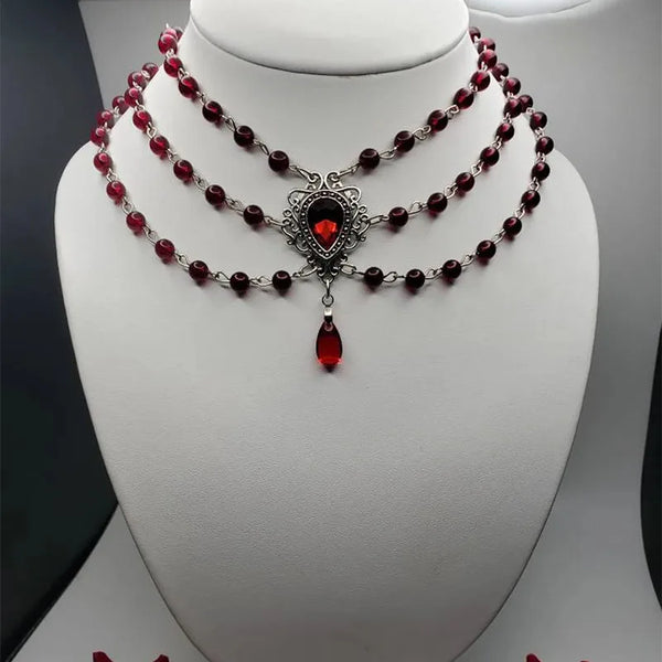 Victorian necklace beaded 2023 woman Romantic