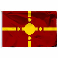 Flag of the United Kingdom of Fiji, Flag of Fiji, Royal Standard, Polyester, Rotuma, 90x150cm, 21x14cm, 40x60cm, 100D 21x14cm
