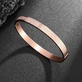 Islamic Ayatul Kursi Quran Verse Open Bangles Muslim Stainless Steel Men\'s Cuff Bracelet Arabic Calligraphy Allah Allah Jewelry
