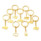 Anniyo Ukrainian Keychain Ukraine Key Ring Ukrainian Jewelry Key Chains for Women Men #000150