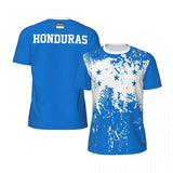 Honduras Flag T Shirt For Men 3D Printed Football Tshirt Tops Summer Sports Fitness Short Sleeves Street Round Neck Tee Shirts