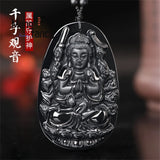 High-Grade Natural A Goods Jade Jade Mocui Zodiac Patron Saint Ink Jade Pendant Ice Kind Jade Pendant Luxury Necklace