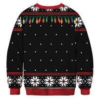 Funny Fake Christmas Sweater Unisex Men Women Ugly Christmas Sweater For Holidays Santa Elf Sweater Autumn Winter Xmas Clothing