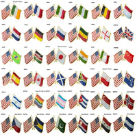 Flag Laple Pin Badge Brooch Canada friendship Ethiopia Ireland Brazil Pakistan Belgium Poland Germany Russia Philippines Finland