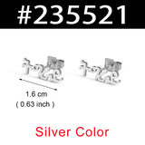 Anniyo Ethiopia Tigray Stud Earrings Stainless Steel Jewelry for Women Girls @235521