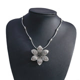 Ethnic Antique Silver Color Moon Choker Necklaces for Women Boho Turquoise Necklace Girls Party Jewelry Gifts