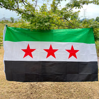 Syria Flag 90x150cm Syria Free People's flag hanging, high quality polyester flag decoration