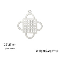 EUEAVAN 1pc Africa Berbers Symbol Map Stainless Steel Pendant for Necklace African Kabyle Berber Jewelry Making Supplies DIY