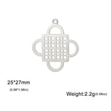 EUEAVAN 1pc Africa Berbers Symbol Map Stainless Steel Pendant for Necklace African Kabyle Berber Jewelry Making Supplies DIY