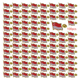 Singapore Flag Lapel Pin -Country Flag Patriotic Brooch Bulk Pack of Pins for Hat, Tie, Clothes, Backpack