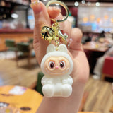 Cross-Border Hot Sale Cartoon Keychain Plush Key Holder Cute Doll Bag Pendant Toy Machine Hanging Decoration Flocking Sheep