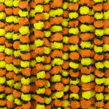 5-50pcs Marigold Flower Garland For Decoration Artificial Flowers 5 feet Diwali Pooja Mexican Party Fiesta Day of The Dead