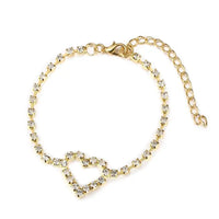 Shining Cubic Zirconia Chain Anklets for Women Fashion Ankle Bracelet on the leg Sandals Foot Jewelry Summer Accessories