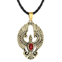 Domineering Flying Eagle Animal Pendant Necklace Men's Fashion Rap Cool Trendy Party Jewelry