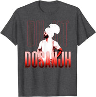DILJIT DOSANJH | Punjabi Singer | Desi Apparel | Punjabi T-Shirt Music Lover Vintage Style Graphic Tee Tops Short Sleeve Blouses